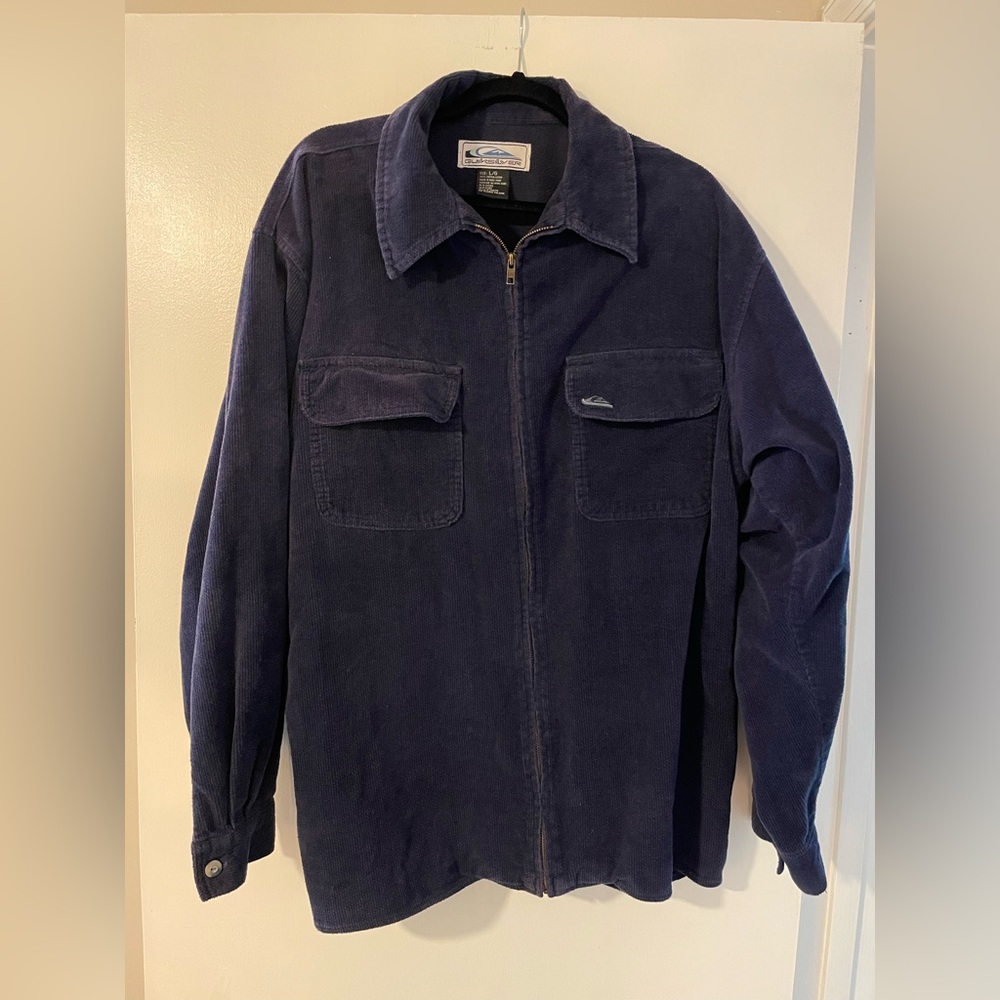 VINTAGE Quiksilver Corduroy Santa Cruz Jacket - Full Zip